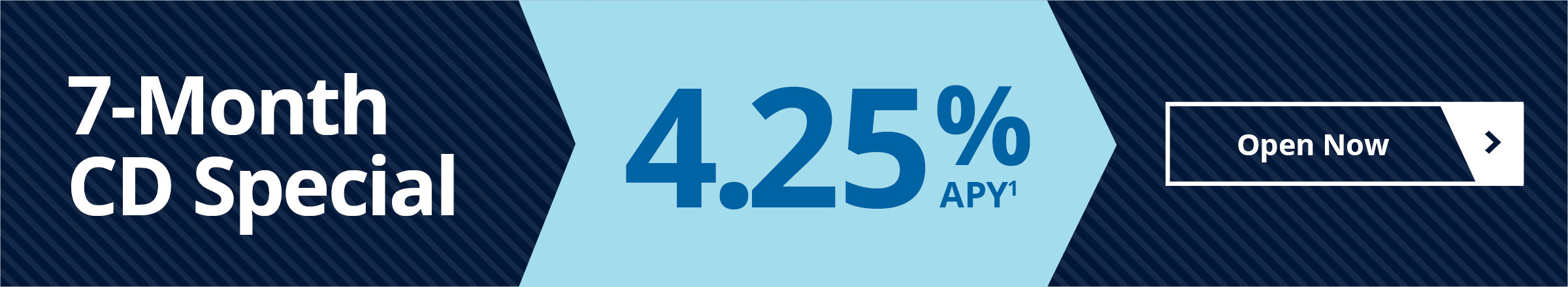 7 month CD 4.25% APY