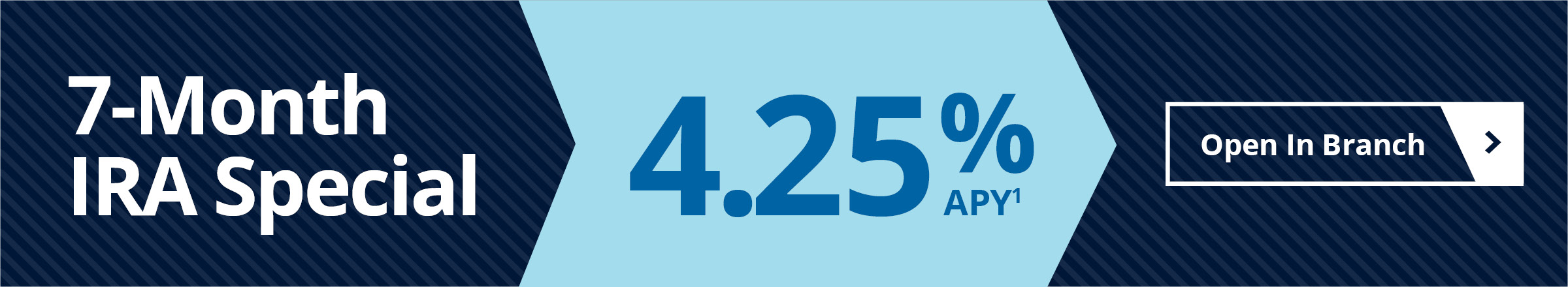 7 month IRA 4.25%APY